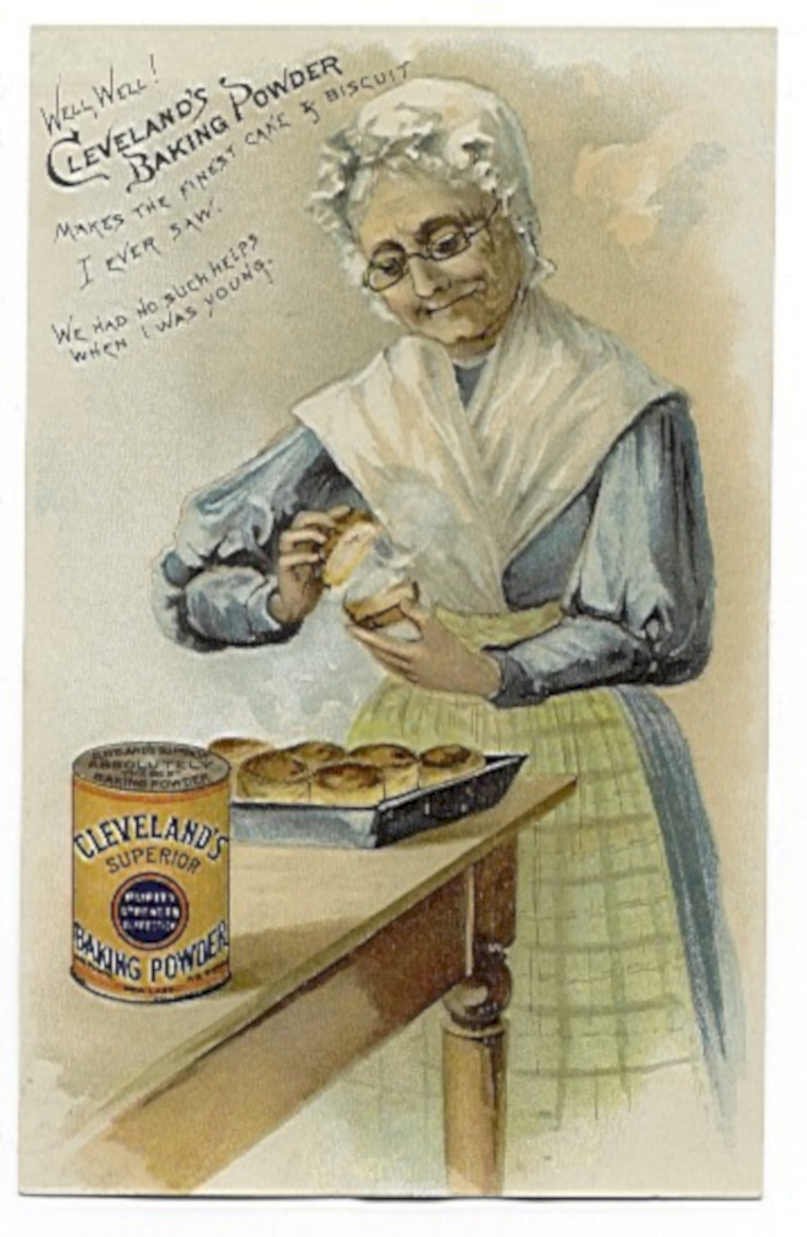 Baking Powder Biscuits 2 Vintage Retro Advert Ads A4 Photo Print