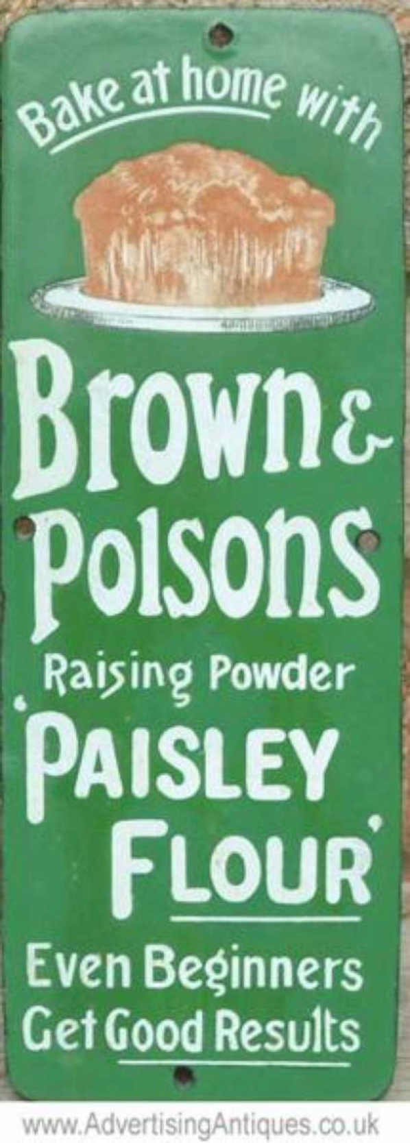 Baking Powder Paisley Vintage Retro Advert Ads A4 Photo Print