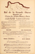 Bal Grande Ourse 2 Vintage Retro Advert Poster A4 Photo Print