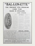 Bal Lon Ette Vintage Retro Advert Poster A4 Photo Print