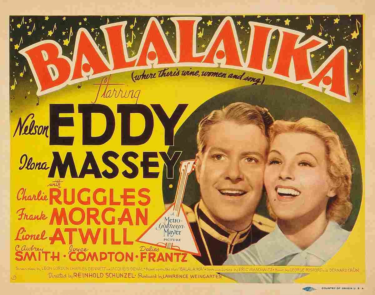 Balalaika 02 film star poster A4 Photo Print