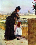 Balcony by Morisot A4 Photo Print