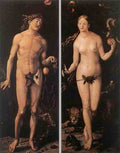 Baldung Grien Hans Adam And Eve 5 A4 Photo Print