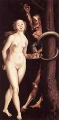 Baldung Grien Hans Eve The Serpent And Death 5 A4 Photo Print