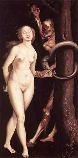 Baldung Grien Hans Eve The Serpent And Death 5 A4 Photo Print