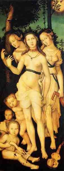 Baldung Grien Hans Harmony Of The Three Graces 5 A4 Photo Print