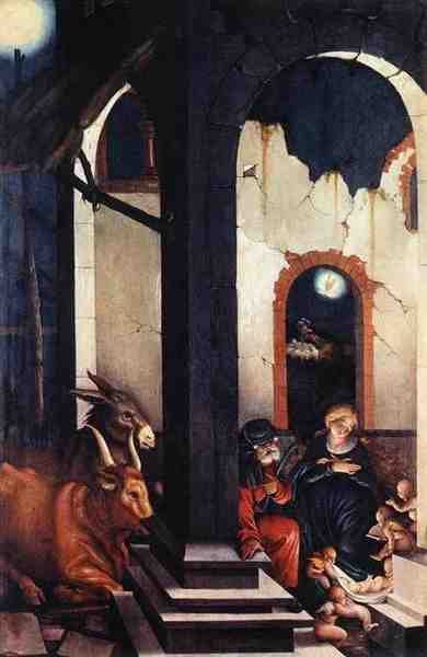Baldung Grien Hans Nativity 5 A4 Photo Print