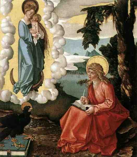 Baldung Grien Hans St John At Patmos 5 A4 Photo Print