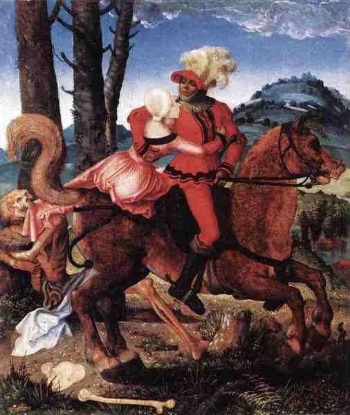 Baldung Grien Hans The Knight The Young Girl And Death 5 A4 Photo Print