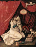 Baldung Grien Hans Virgin And Child In A Room 5 A4 Photo Print