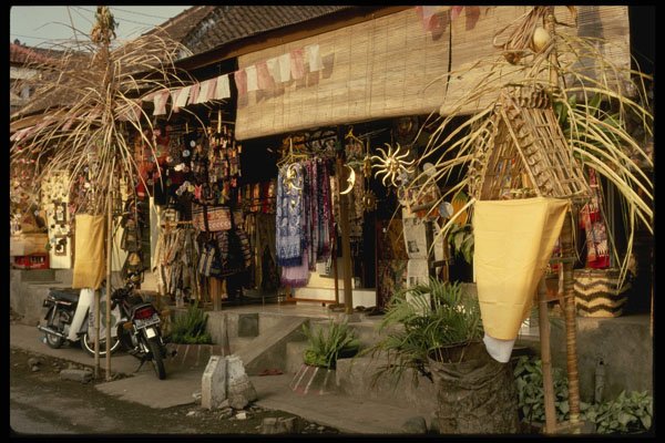 Bali 202019 A Shop In Ubud A4 Photo Print