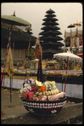 Bali 202030 Offerings At Ulun Danu Temple A4 Photo Print