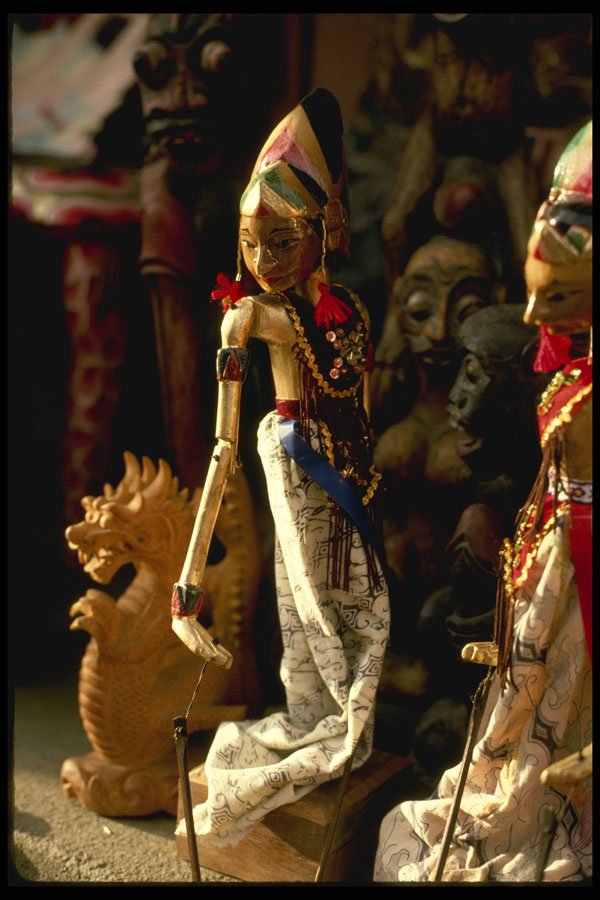 Bali 202031 A Wooden Puppet A4 Photo Print