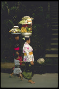 Bali 202032 Bringing Offerings To The Temple A4 Photo Print