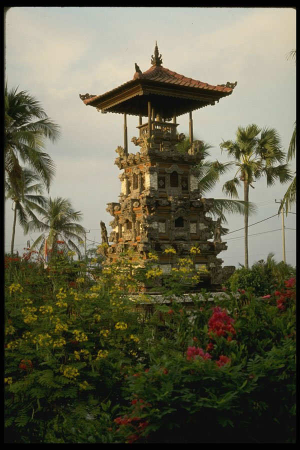 Bali 202041 Hotel Shrine In Kuta A4 Photo Print