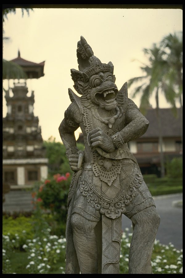Bali 202043 Stone Statue, Kuta A4 Photo Print