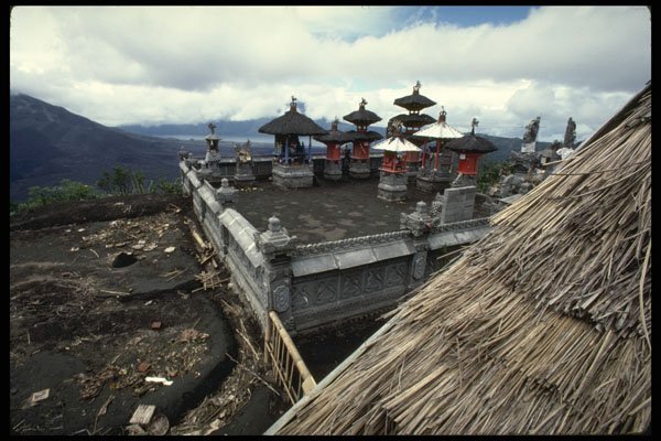 Bali 202044 Ancestor Houses At Kintamani A4 Photo Print
