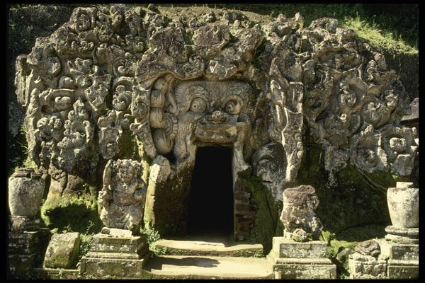 Bali 202049 The Elephant Cave At Goa Gajah A4 Photo Print
