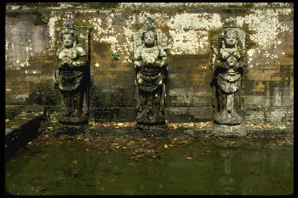Bali 202052 The Fountain At The Elephant Cave, Goa Gajah A4 Photo Print