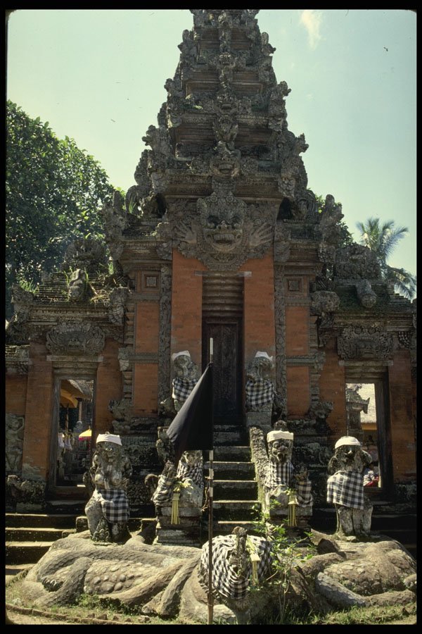 Bali 202057 Temple Gate A4 Photo Print