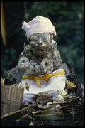 Bali 202058 A Dressed Idol At A Temple Near Ubud A4 Photo Print