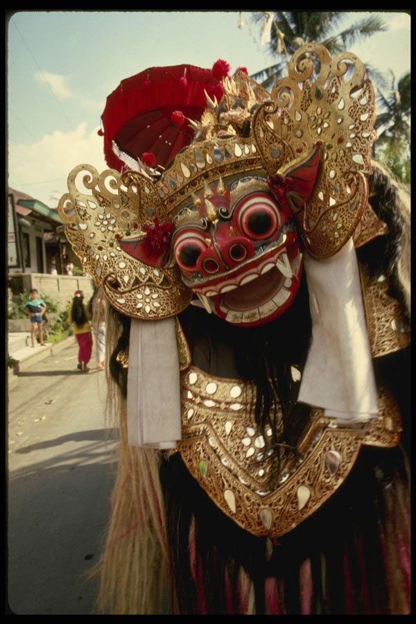Bali 202064 Barong Procession At Ubud A4 Photo Print