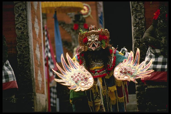 Bali 202069 A Bird In The Barong Dance A4 Photo Print