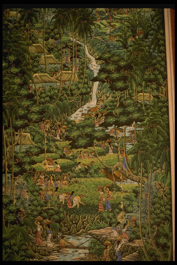 Bali 202073 A Painting In Typical Balinese Style A4 Photo Print