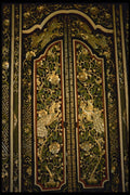 Bali 202074 A Carved And Painted Door, Ubud A4 Photo Print