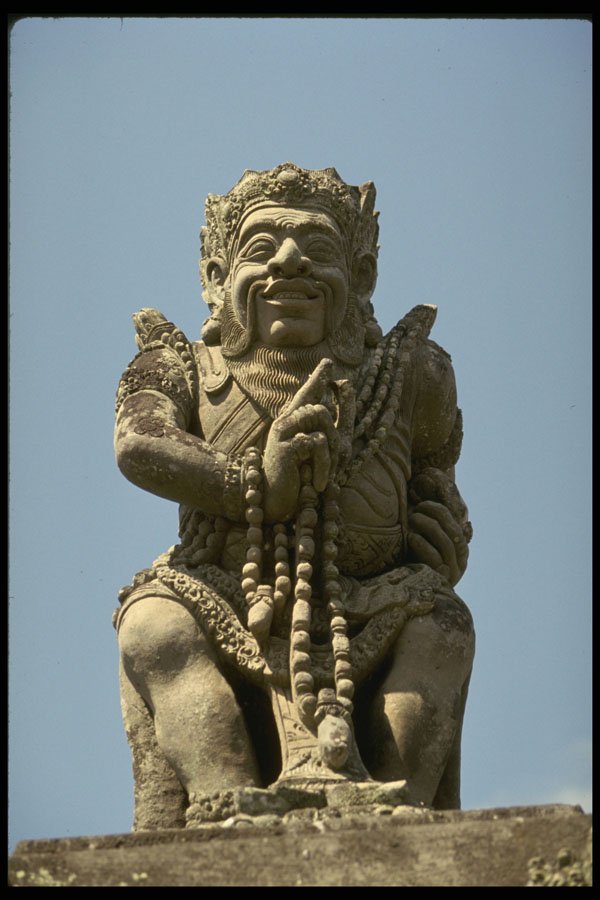 Bali 202081 A Stone Statue At Ubud A4 Photo Print