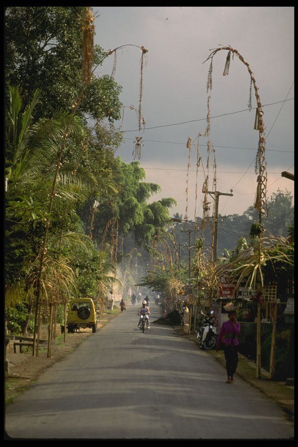 Bali 202084 A Street In Ubud A4 Photo Print