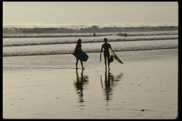 Bali 202097 Hoping For A Wave At Kuta Beach A4 Photo Print