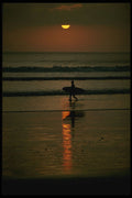 Bali 202098 One More Ride, Kuta Beach A4 Photo Print