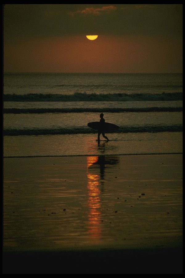 Bali 202098 One More Ride, Kuta Beach A4 Photo Print