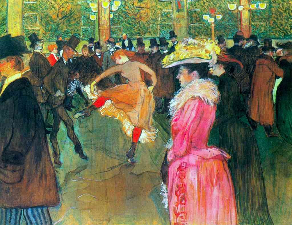 Ball In The Moulin Rouge Toulouselautrec A4 Photo Print