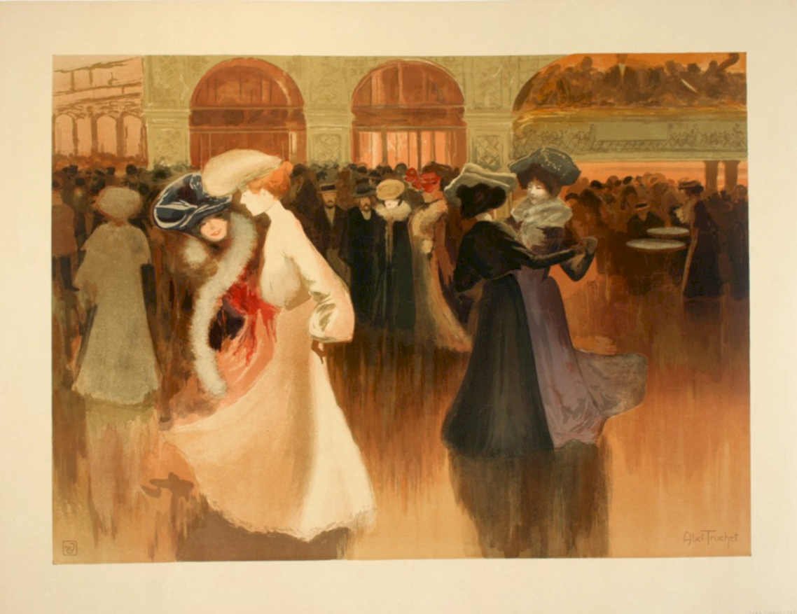 Ball Palais Garnier Vintage Retro Advert Ads A4 Photo Print