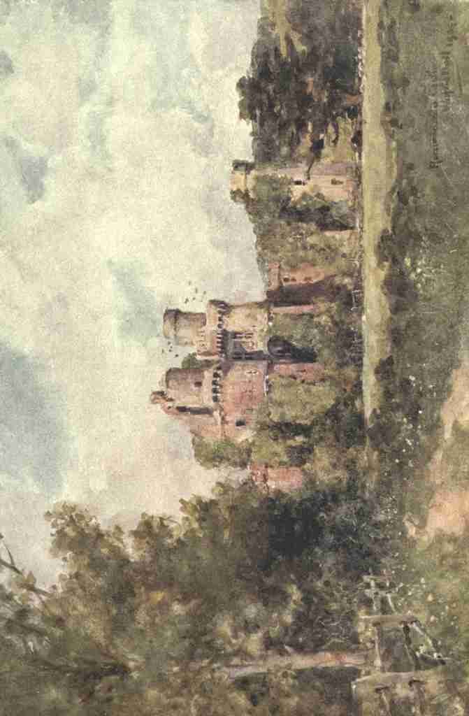 Ball Wilfrid 1853 1917 Sussex 1906 Hurstmonceaux Castle A4 Photo Print