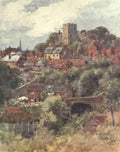 Ball Wilfrid 1853 1917 Sussex 1906 Lewes Castle A4 Photo Print