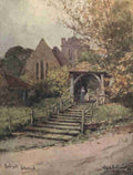 Ball Wilfrid 1853 1917 Sussex 1906 Lych Gate Pulborough A4 Photo Print