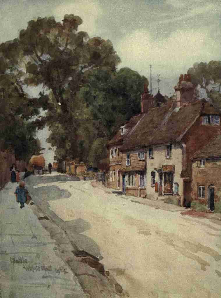 Ball Wilfrid 1853 1917 Sussex 1906 The Village of Battle Vintage A4 Photo Print