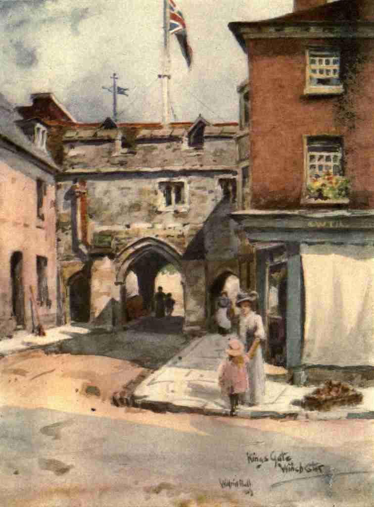 Ball Wilfrid 1853 1917 Winchester 1910 Kings Gate Vintage A4 Photo Print