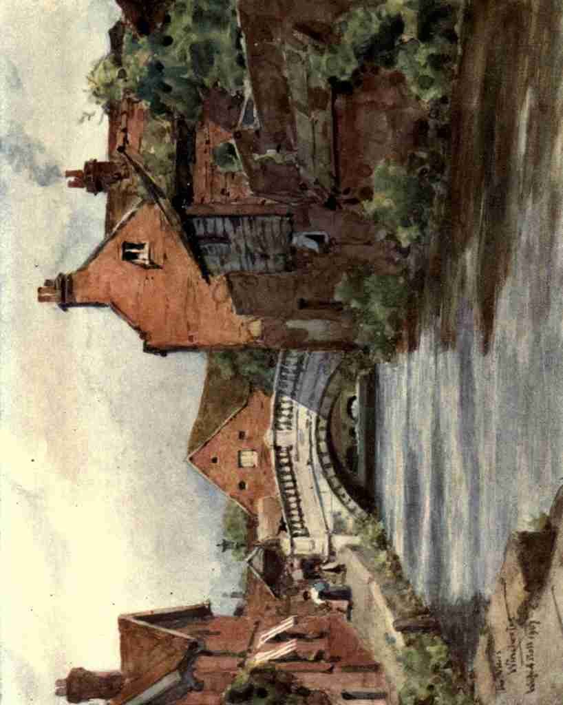 Ball Wilfrid 1853 1917 Winchester 1910 The Weirs A4 Photo Print