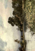 Ball Wilfrid 1853 1917 Winchester 1910 Watersplash at Itchen Stoke A4 Photo Print