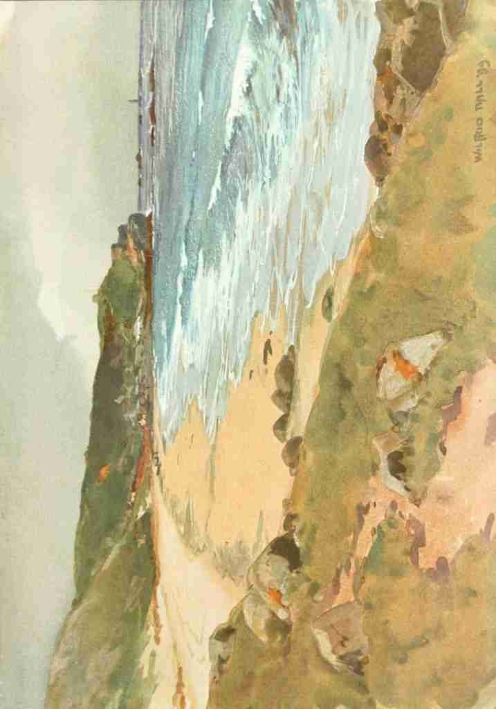 Ball Wilfrid 1853 1925 The Studio 1900 Sennen Cove Cornwall A4 Photo Print