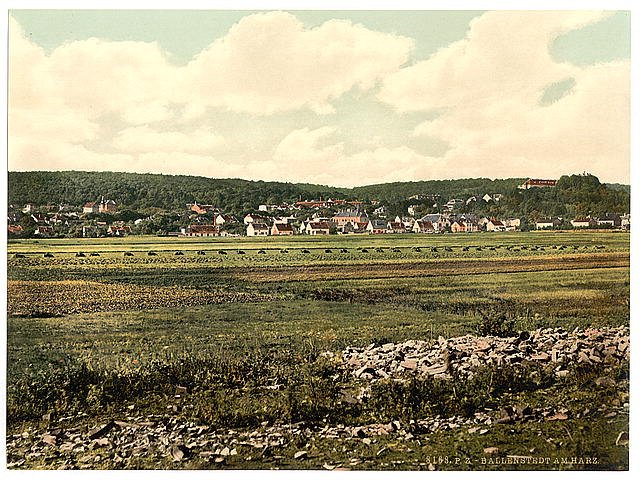 Ballenstedt Hartz Vintage A4 Photo Print