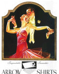 Ballroom Arrows Shirts Vintage Retro Advert Poster A4 Photo Print