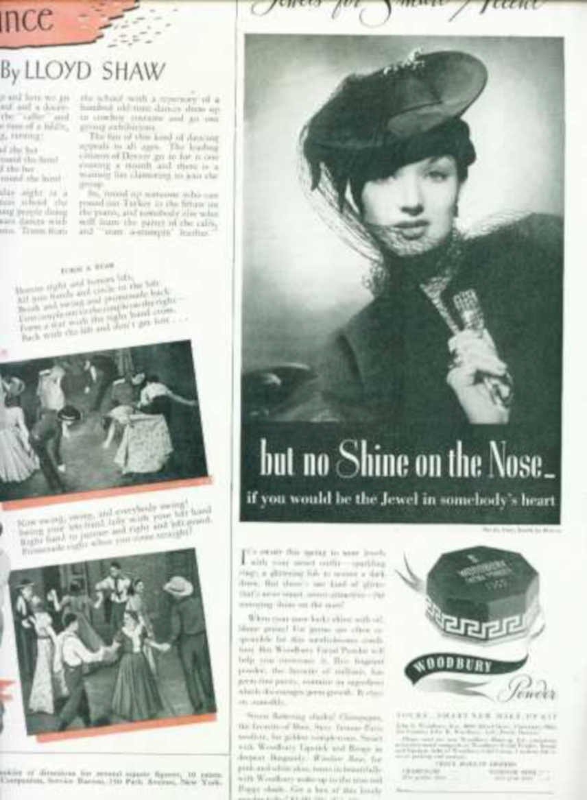 Ballroom Dance Women Vintage Retro Advert Ads A4 Photo Print