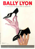 Bally Lyon Shoes Vintage Retro Advert Poster A4 Photo Print