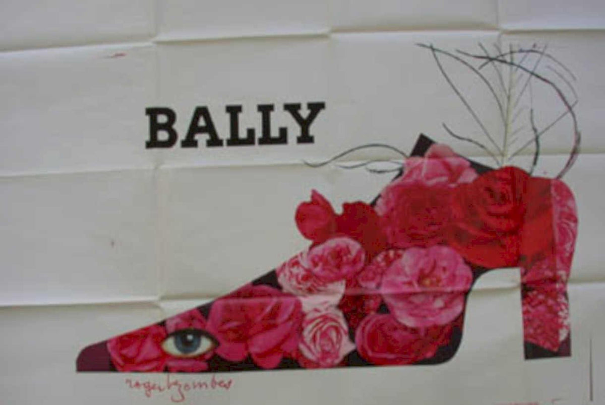 Bally Shoe Print Vintage Retro Advert Ads A4 Photo Print
