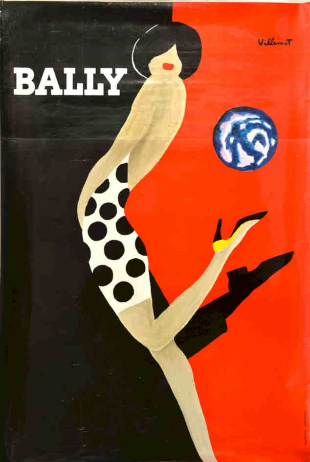 Bally Woman Poster Vintage Retro Advert Poster A4 Photo Print
